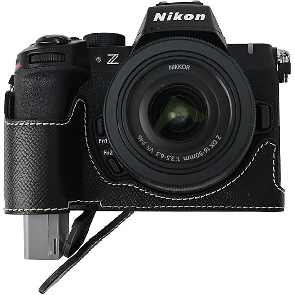 Amazon.co.jp: Rieibi ハンドメイド本革ハーフケース、Nikon Z50II